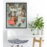 Painting by Numbers Rabbit Family in Winter